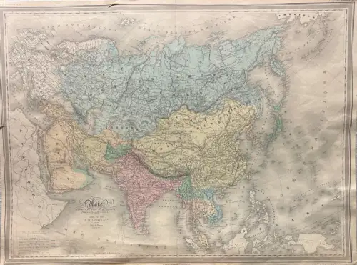 Asie. Dressée par A. H. Dufour. Gravée par Ch. Dyonnet. Asien. DUFOUR, Auguste H