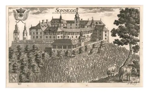 Sonnegg. Von der andern Seiten. VALVASOR, Johann Weichard.