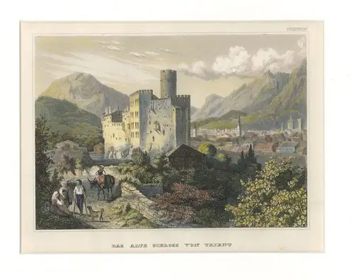 Das alte Schloss von Trient.