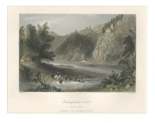 Kraempelstein Castle. Krampelstein (Schneiderschlössel). BARTLETT, W.  H.