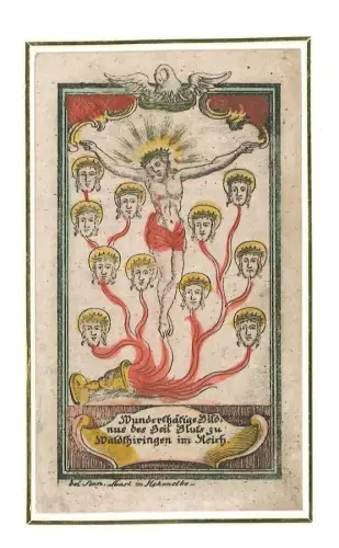 Wunderthätiges Bildnus des Heil. Blutes zu Waltthiringen im Reich.