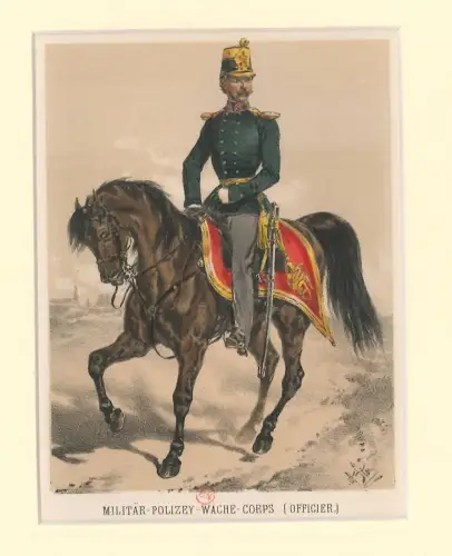 Militär-Polizey-Wache-Corps (Officier). STRASSGSCHWANDTNER, A[nton].