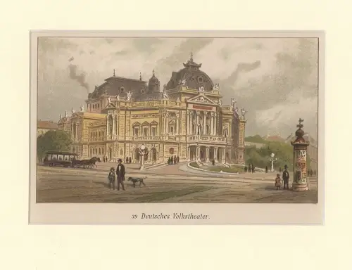 Deutsches Volkstheater. VARRONE, Giovanni - PETROVITS, Ladislaus Eugen.