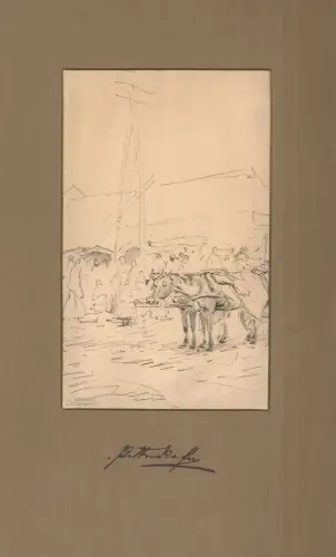 Pferdewagen. PETTENKOFEN, August X. von