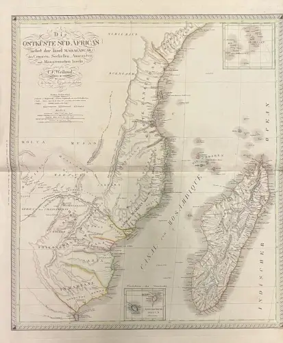 Die Ostküste Süd Africa`s nebst der Insel Madagascar, den Comoren, Sechellen, Am