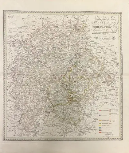 Die königlich Preussische Provinz Westphalen und die Rhein-Provinz nebst dem Kur
