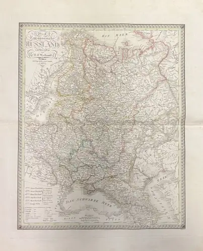 Das Europaeische Russland entworfen von C. F. Weiland. WEILAND, C[arl] F[erdinan