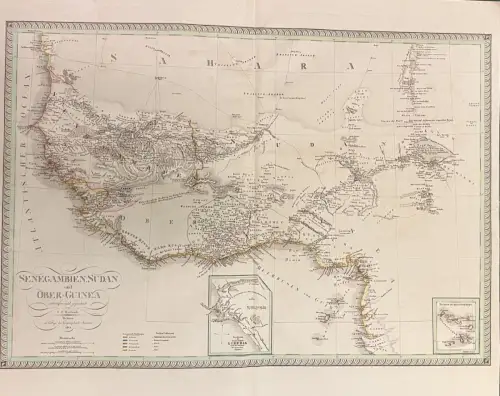 Senegambien, Sudan und Ober-Guinea entworfen und gezeichnet von C. F. Weiland. W