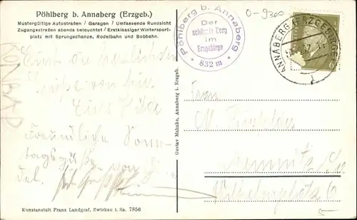 Poehlberg Poehlberg Poehlbergerhaus x / Annaberg /Erzgebirgskreis LKR