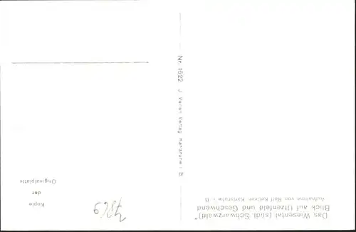 Utzenfeld Utzenfeld Geschwend * /  /