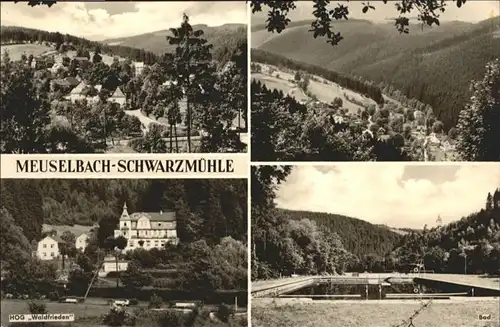 Meuselbach-Schwarzmuehle Meuselbach-Schwarzmuehle Waldfrieden Schwimmbad x / Meuselbach-Schwarzmuehle /Saalfeld-Rudolstadt LKR