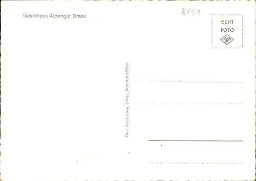 Elmau Elmau Gaststaette Alpengut Kuehe * / Kruen /Garmisch-Partenkirchen LKR