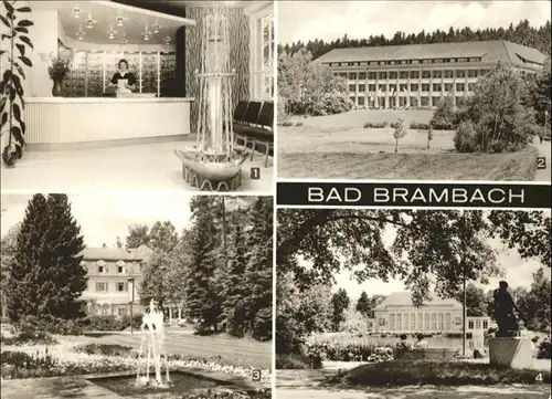 Bad Brambach Bad Brambach Scvhillerquelle Julius Fucik Haus Festhalle x / Bad Brambach /Vogtlandkreis LKR