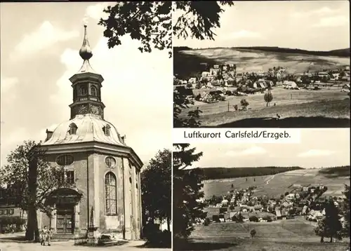 Carlsfeld Erzgebirge Carlsfeld Erzgebirge Kirche  * / Eibenstock /Erzgebirgskreis LKR