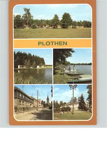 Plothen Plothen Fuerstenteich Jugendherberge Philipp Mueller x / Plothen /Saale-Orla-Kreis LKR