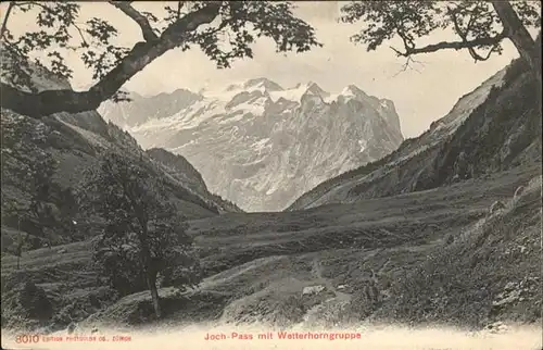 Jochpass Wetterhorngruppe / Jochpass /Rg. Engelberg