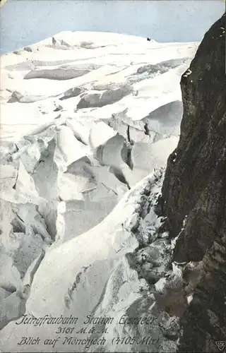 Jungfraubahn Moenchjoch / Jungfrau /Rg. Finsteraarhorn