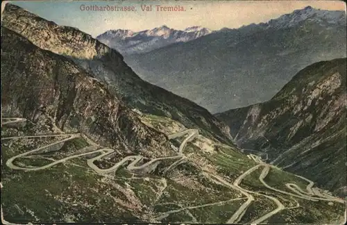 San Gottardo Strasse Val Tremola / San Gottardo /Bz. Leventina