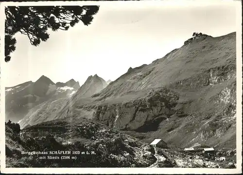 Schaefler Berh Gasthaus  Saentis / Schaefler /Rg. Saentis