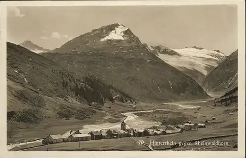 Hinterrhein Rheinwaldhorn / Hinterrhein /Bz. Hinterrhein