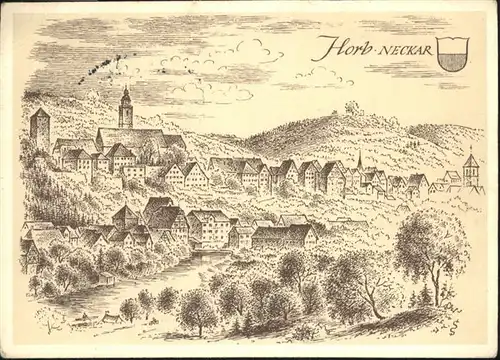 Horb Kuenstler Ludwig Schaefer Grohe  / Horb am Neckar /Freudenstadt LKR