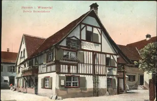 Hausen Wiesental Hebel Heimathaus / Hausen im Wiesental /Loerrach LKR