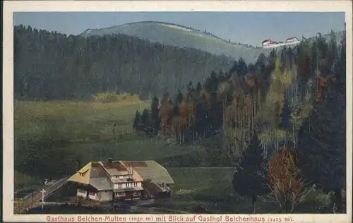 Multen Gasthaus Belchen-Multen Gasthof Belchenhaus / Aitern /Loerrach LKR