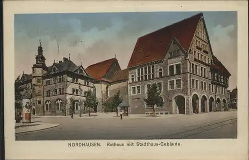 Nordhausen Thueringen Rathaus Stadthaus Gebaeude / Nordhausen /Nordhausen LKR