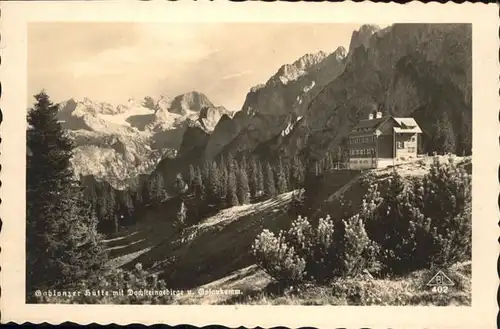 Gosau Oberoesterreich Gablonzerhuette / Gosau Salzkammergut /Traunviertel