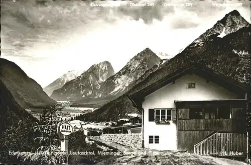Mieming Ederkanzel Leutaschtal Mieminger Berge / Mieming /Tiroler Oberland