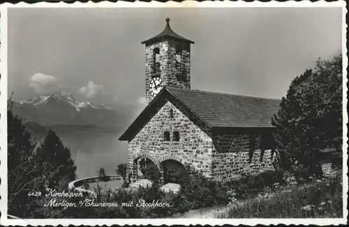 Merligen Merligen Kirche Thunersee Stockhorn x / Merligen /Bz. Thun