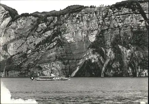 Dampfer Seitenrad Urnersee Teufelsmuenster * / Schiffe /