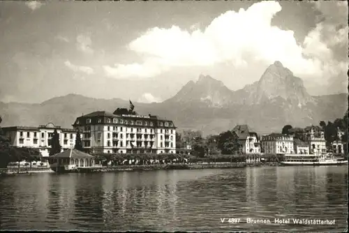 Brunnen SZ Hotel Waldstaetterhof Schiff * / Brunnen /Bz. Schwyz