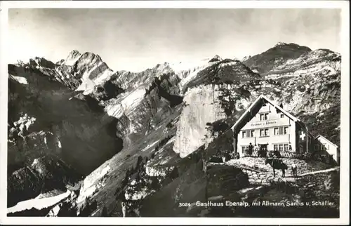 Ebenalp Ebenalp Gasthaus Altmann Saentis Schaefler x / Ebenalp /Rg. Saentis