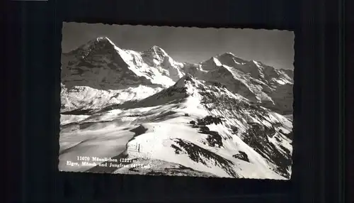 Maennlichen Maennlichen Eiger Moench Jungfrau x / Maennlichen /Rg. Grindelwald