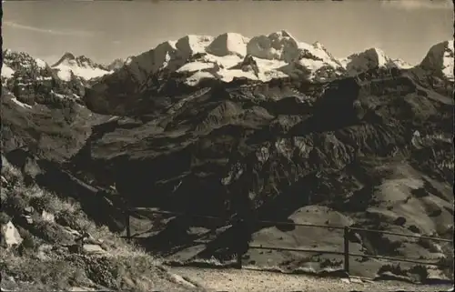 Niesen Kulm Niesen Kulm Bluemlisalpgruppen x / Niesen Kulm /Bz. Frutigen