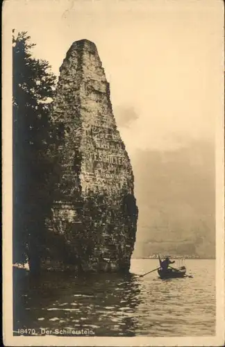 Brunnen SZ Schillerstein Boot x / Brunnen /Bz. Schwyz