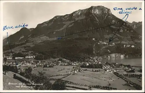 Brunnen SZ Institut Ingenbohl Frohnalpstock x / Brunnen /Bz. Schwyz