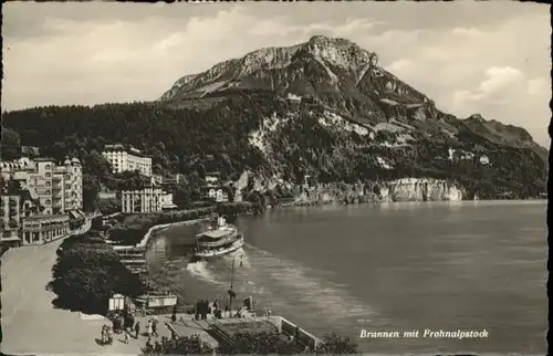 Brunnen SZ Frohnalpstock Schiff x / Brunnen /Bz. Schwyz