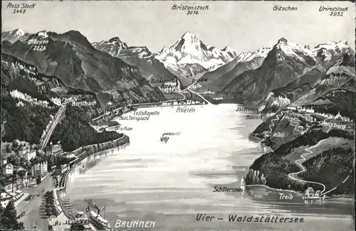 Brunnen SZ Vierwaldstaettersee Schiff * / Brunnen /Bz. Schwyz