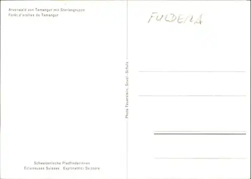 Fuldera Fuldera [Handschriftlich] * / Fuldera /Bz. Inn