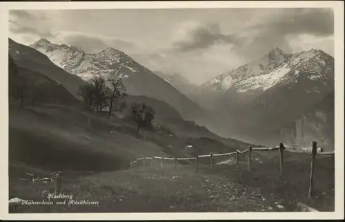 Hasliberg Hasliberg Maehrenhorn Ritzlihoerner * / Meiringen /Bz. Oberhasli