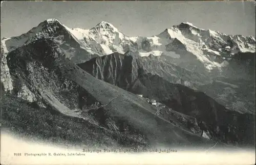 Schynige Platte Schynige Platte Eiger Moench Jungfrau x / Schynige Platte /Rg. Lauterbrunnen