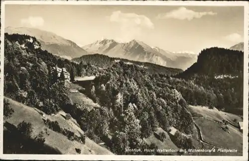 Hasliberg Hohfluh Hasliberg Hohfluh Hotel Wetterhorn Maehrenhorn Planplatte x / Hasliberg Hohfluh /Bz. Oberhasli