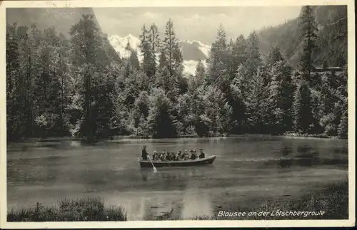 Blausee-Mitholz Blausee-Mitholz Loetschbergroute Schiff x / Blausee-Mitholz /Bz. Frutigen