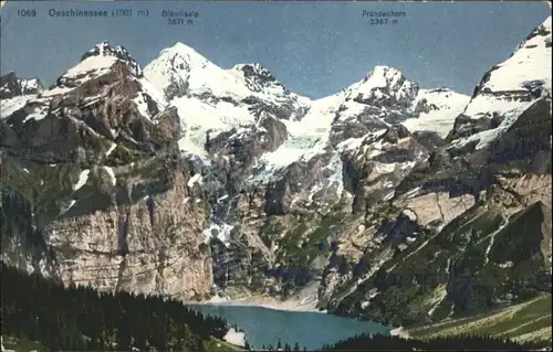 Oeschinensee Oeschinensee Bluemlisalp Fruendenhorn x / Oeschinenhorn /Rg. Muerren