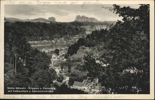 Postelwitz Postelwitz Falkenstein Schrammsteinen x / Bad Schandau /Saechsische Schweiz-Osterzgebirge LKR