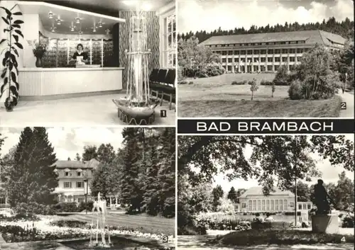 Bad Brambach Bad Brambach Schillerquelle Julius Fucius Haus Festhalle x / Bad Brambach /Vogtlandkreis LKR