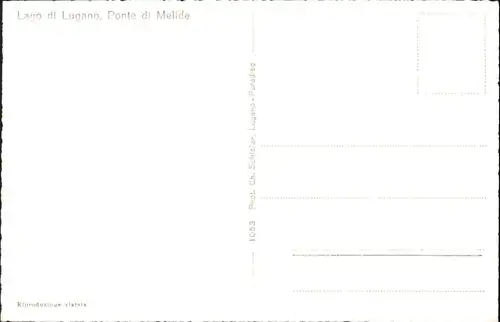 Melide Melide Lago Lugano * / Melide /Bz. Lugano