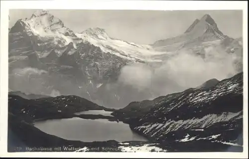 Bachalpsee Bachalpsee Wetterhorn Schreckhorn * / Grindelwald /Bz. Interlaken